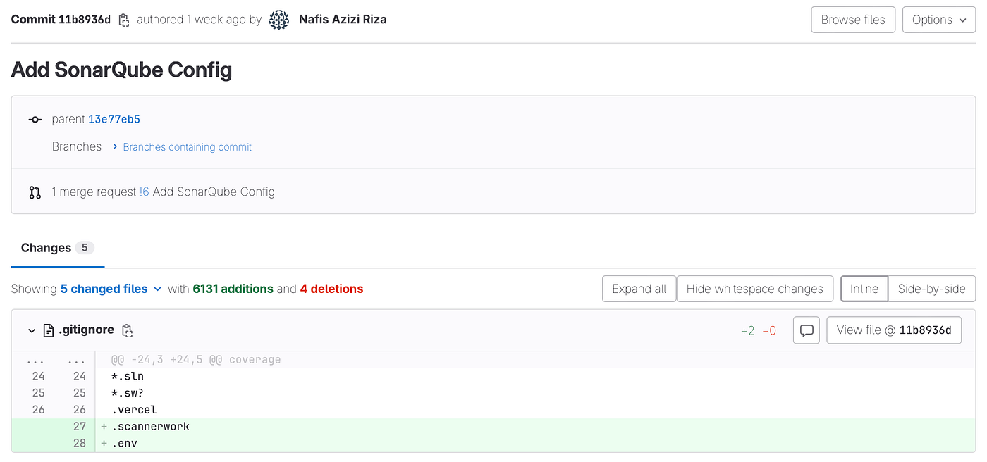 SIASISTEN commit message