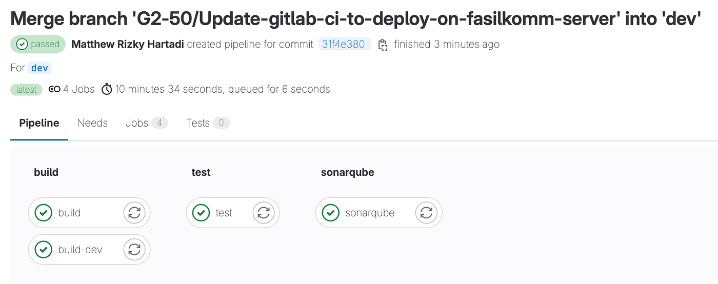 SIASISTEN CI/CD Pipeline